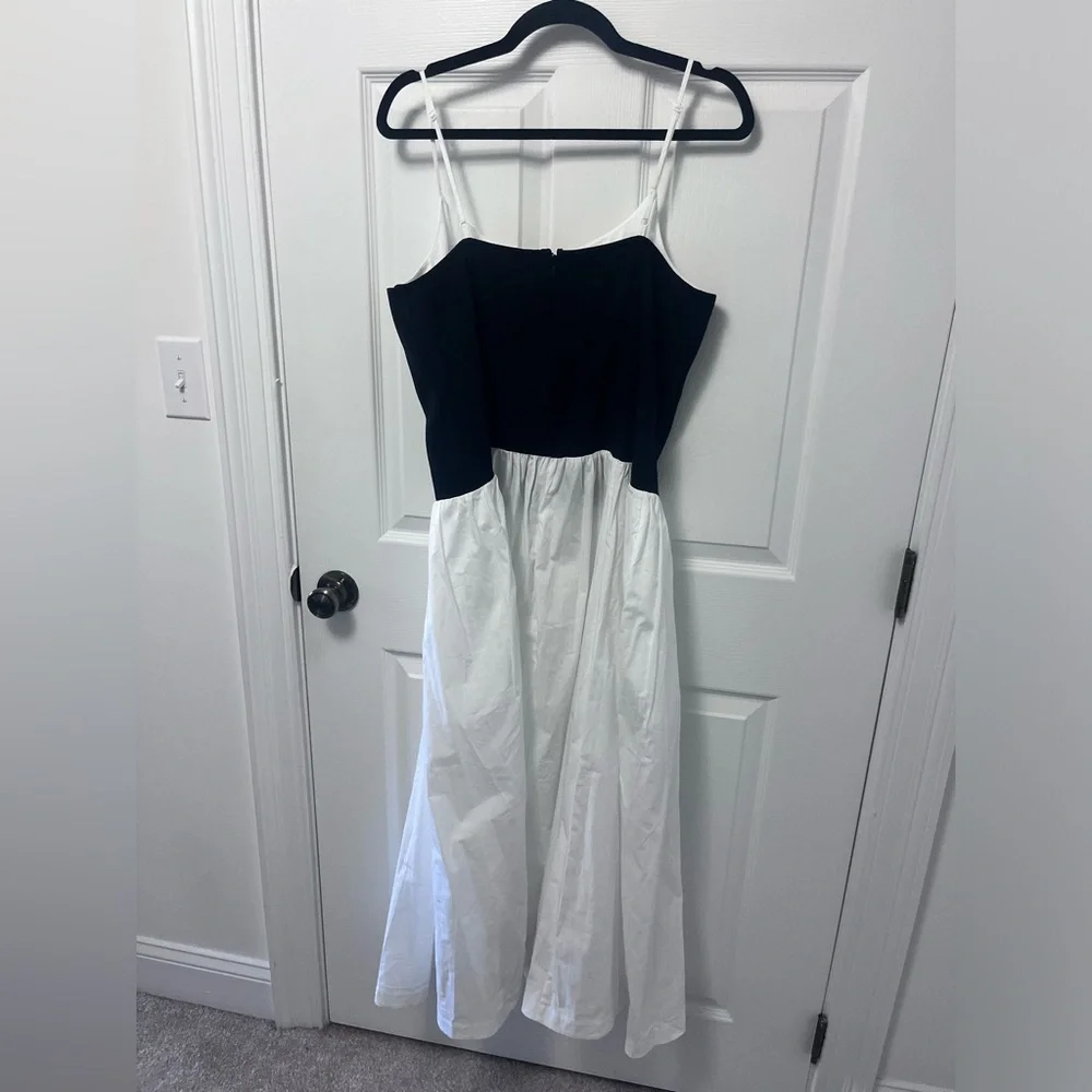 By Anthropologie Twofer Peekaboo Midi Dress - Picture 8 of 8